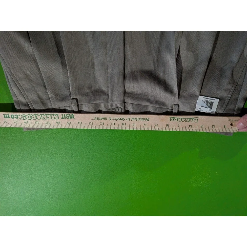 Claiborne Men's Dress Pants 40x32 NWT Beige Microfiber Corded NEW